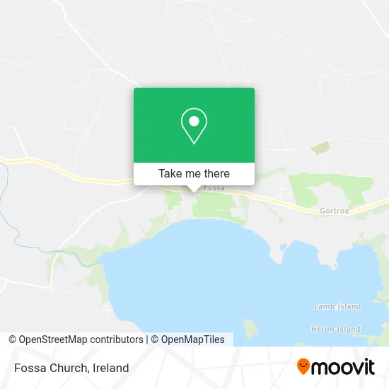 Fossa Church map
