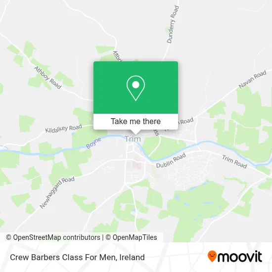 Crew Barbers Class For Men map