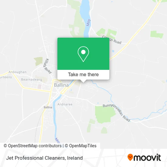 Jet Professional Cleaners map