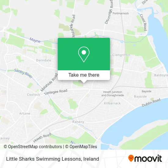 Little Sharks Swimming Lessons map