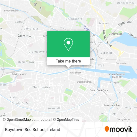 Boystown Sec School map