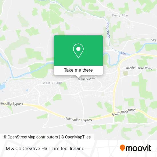 M & Co Creative Hair Limited map
