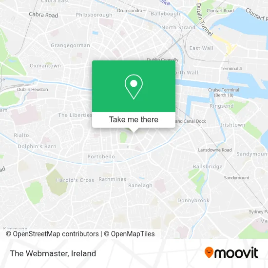 The Webmaster map