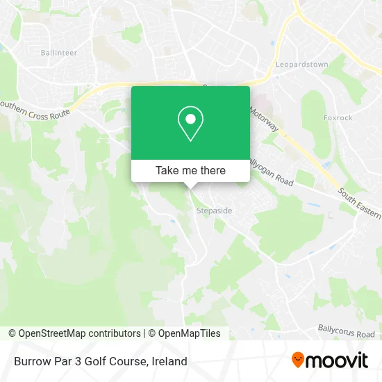 Burrow Par 3 Golf Course map