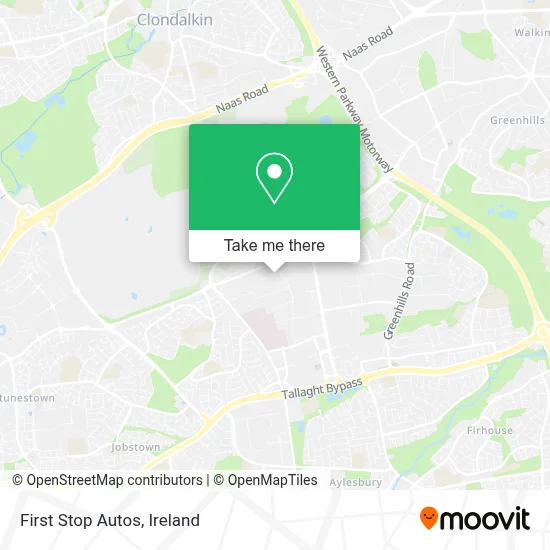 First Stop Autos map