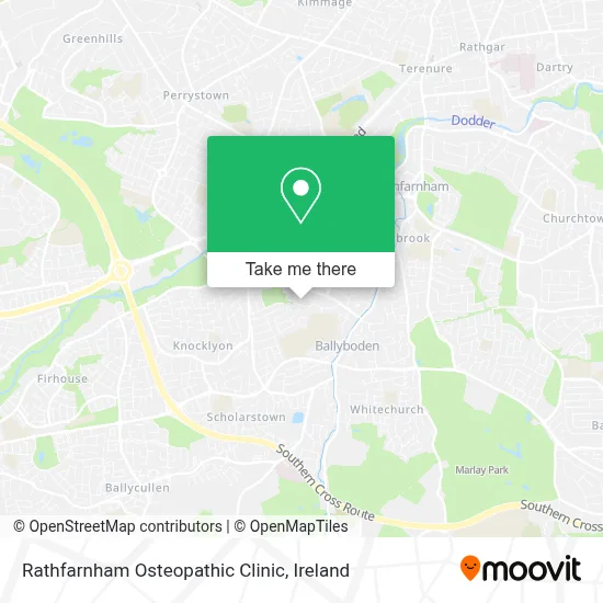 Rathfarnham Osteopathic Clinic map
