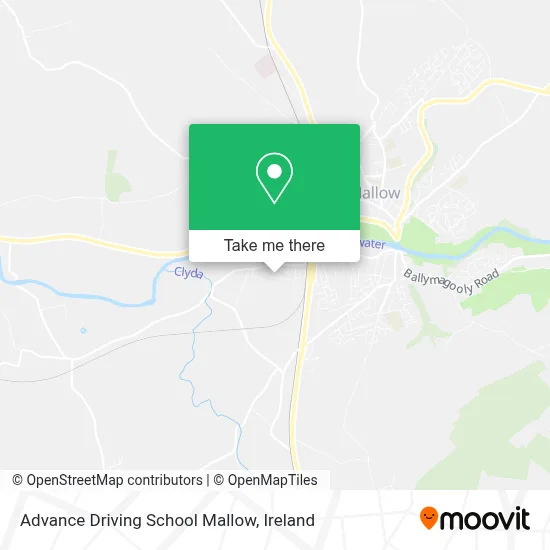 Advance Driving School Mallow map