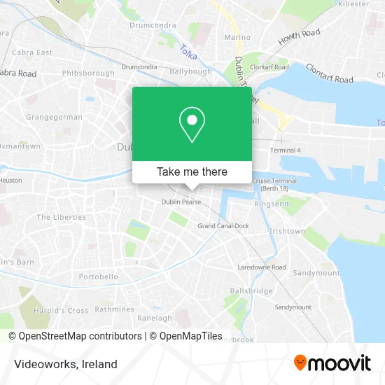 Videoworks map