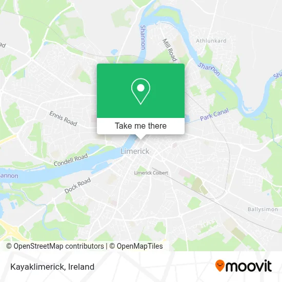 Kayaklimerick map