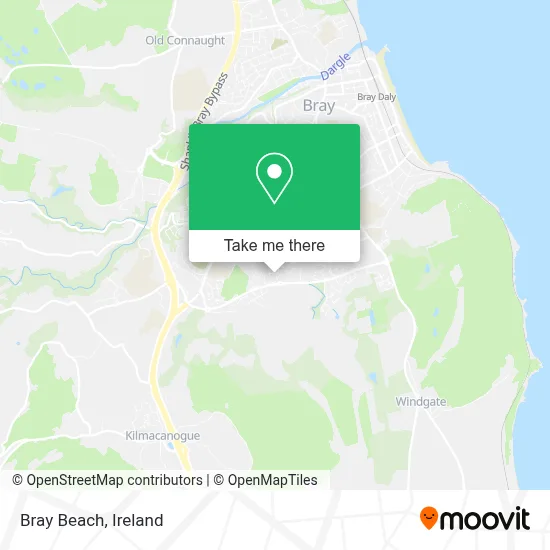 Bray Beach map