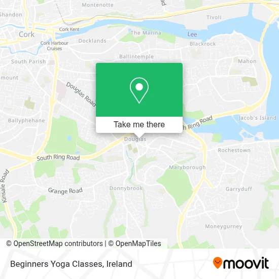 Beginners Yoga Classes map