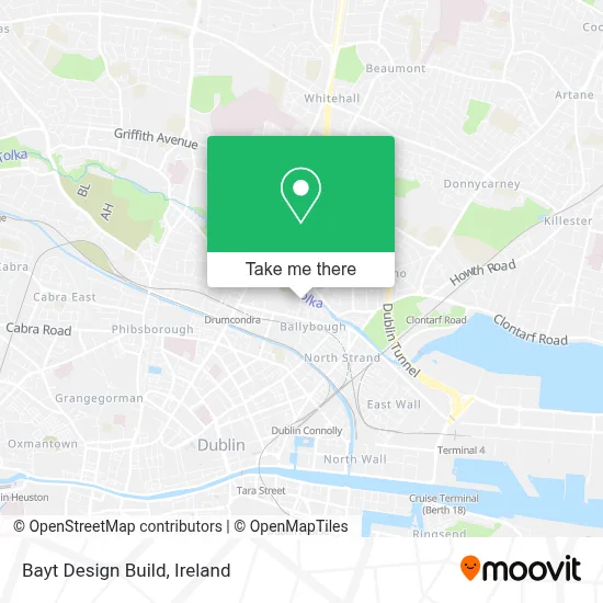 Bayt Design Build map
