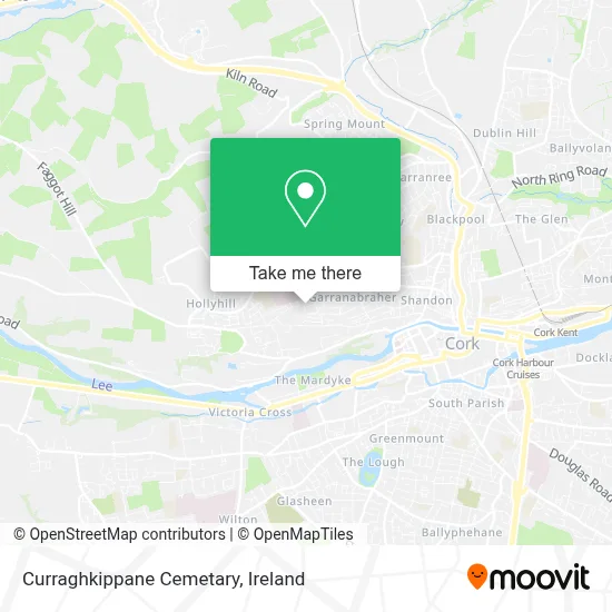Curraghkippane Cemetary map