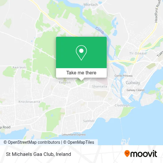 St Michaels Gaa Club map