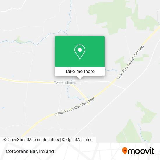 Corcorans Bar map