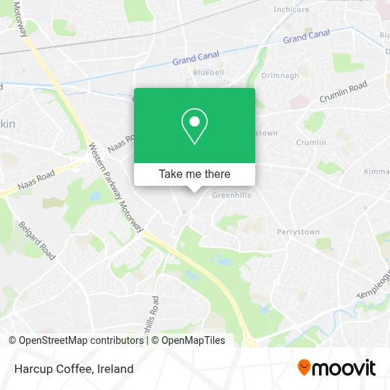 Harcup Coffee map