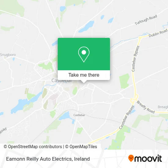 Eamonn Reilly Auto Electrics map