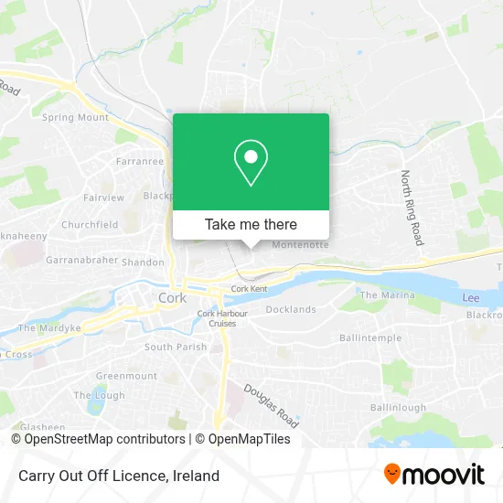 Carry Out Off Licence map