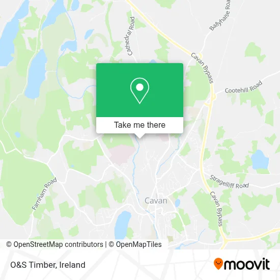 O&S Timber map