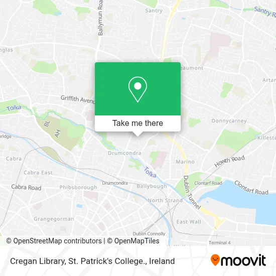 Cregan Library, St. Patrick's College. map