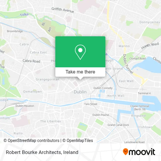 Robert Bourke Architects map