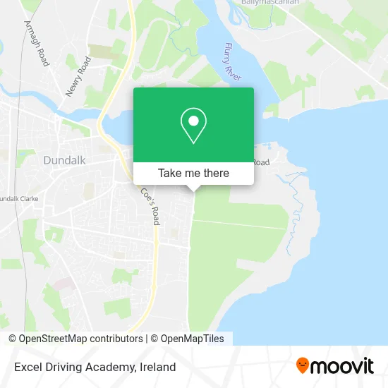 Excel Driving Academy map