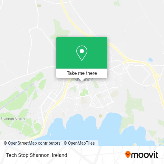 Tech Stop Shannon map