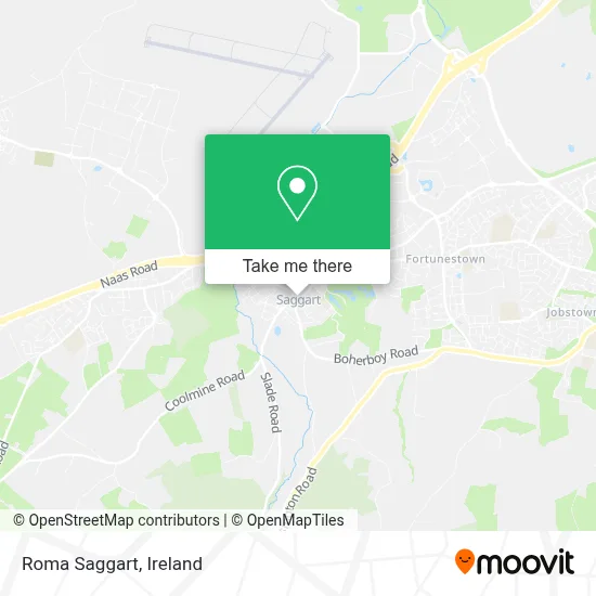 Roma Saggart map