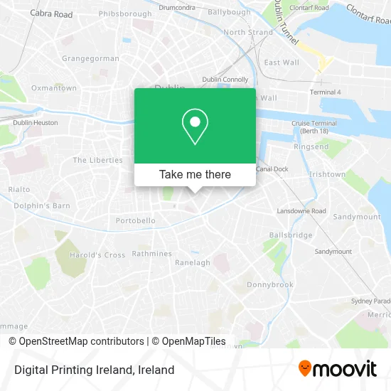 Digital Printing Ireland map