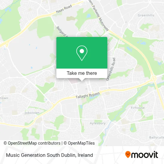 Music Generation South Dublin map