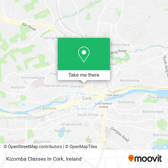 Kizomba Classes In Cork map