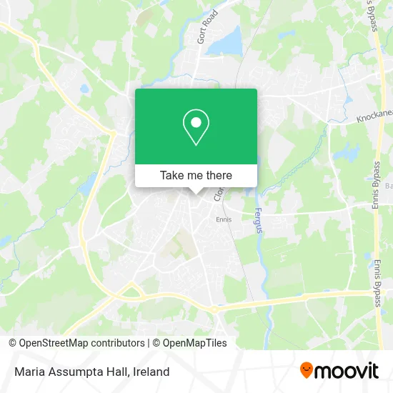 Maria Assumpta Hall map