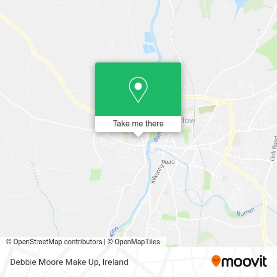Debbie Moore Make Up map