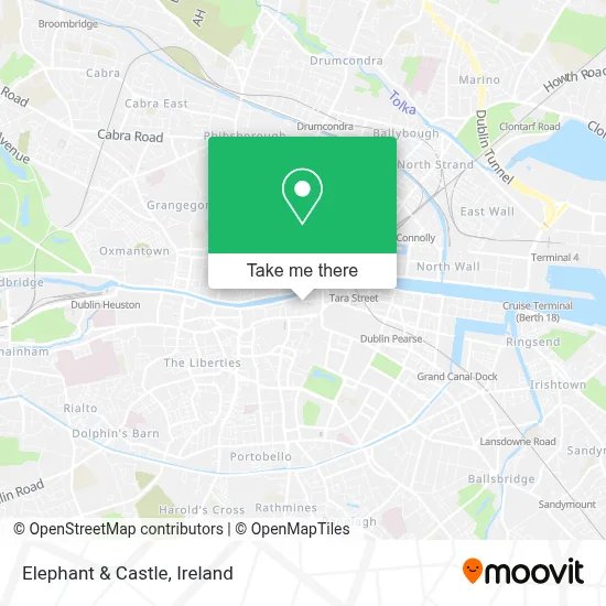 Elephant & Castle map