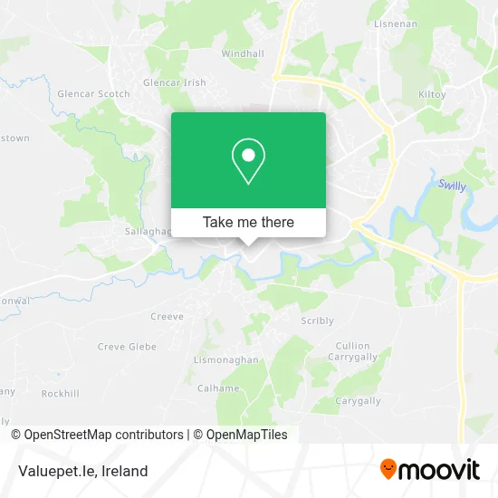 Valuepet.Ie map
