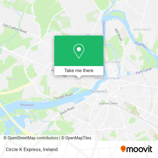 Circle K Express map