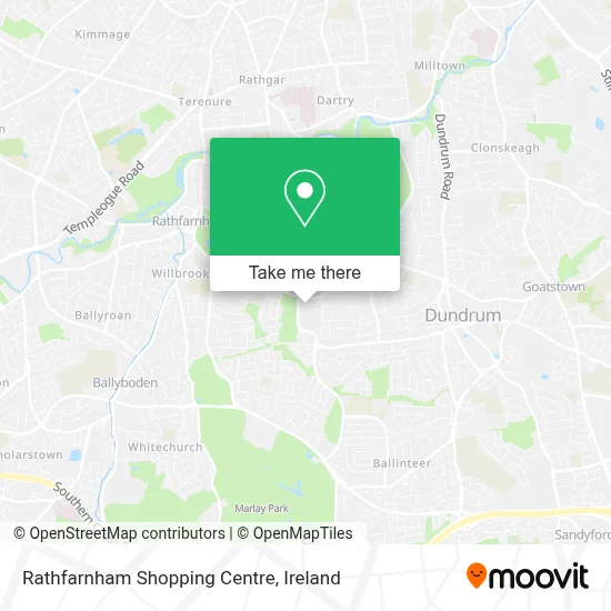 Rathfarnham Shopping Centre map