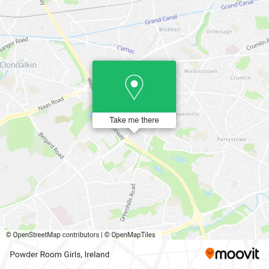 Powder Room Girls map