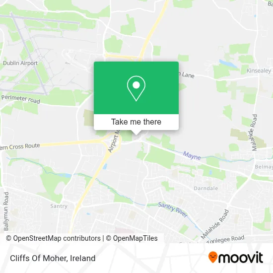 Cliffs Of Moher map