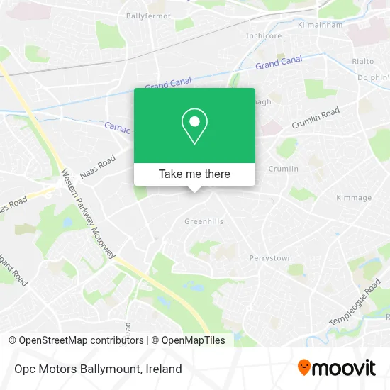 Opc Motors Ballymount map