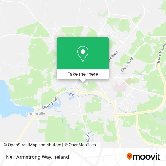 Neil Armstrong Way map