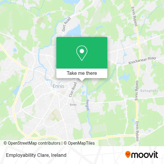 Employability Clare map