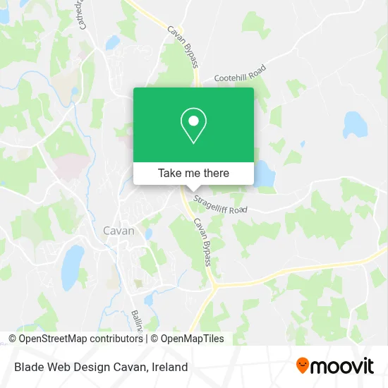Blade Web Design Cavan map