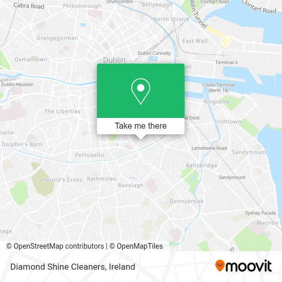 Diamond Shine Cleaners map