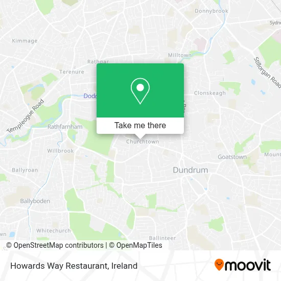 Howards Way Restaurant map