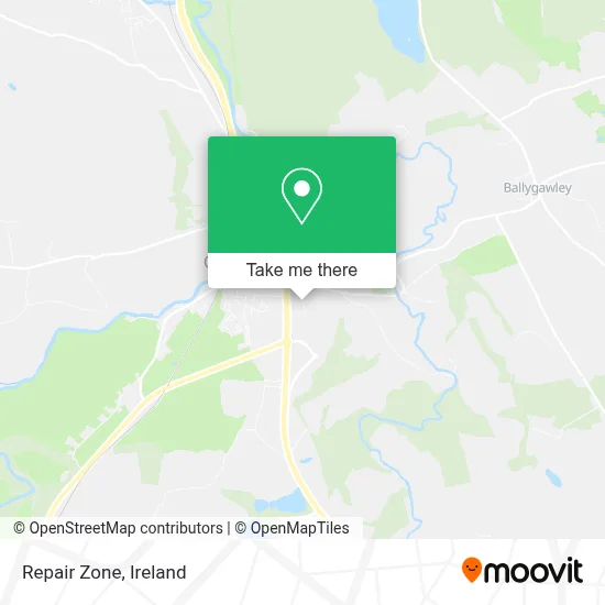 Repair Zone map