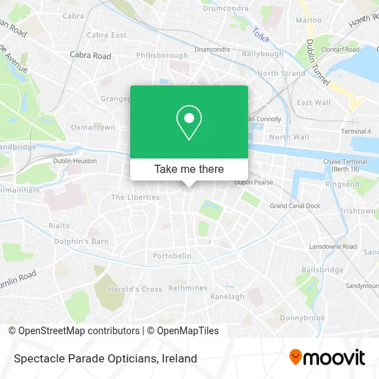 Spectacle Parade Opticians map