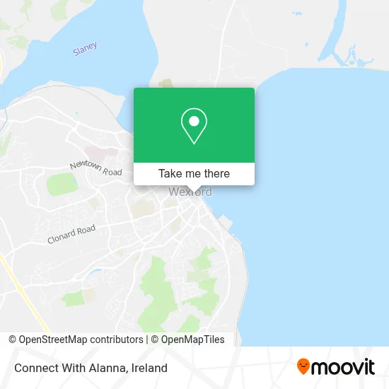 Connect With Alanna map