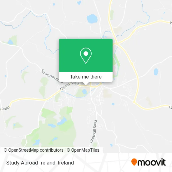 Study Abroad Ireland map