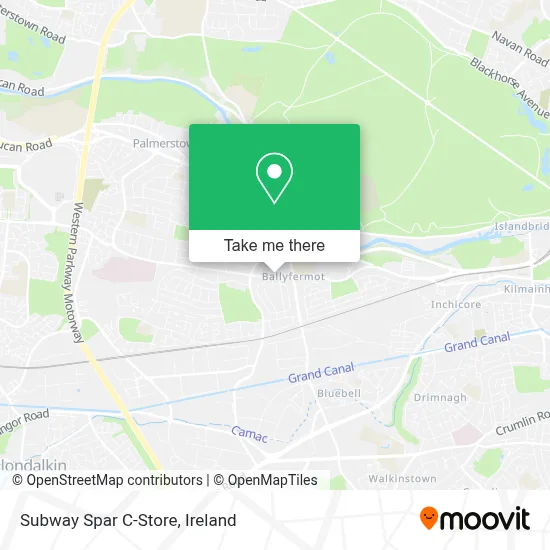 Subway Spar C-Store map